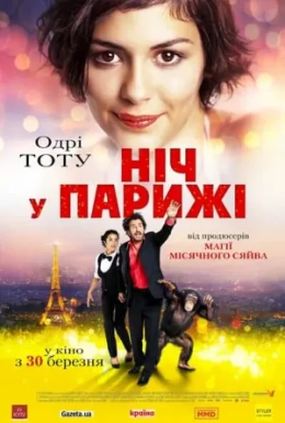постер Ніч у Парижі