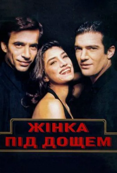 постер Жінка під дощем
